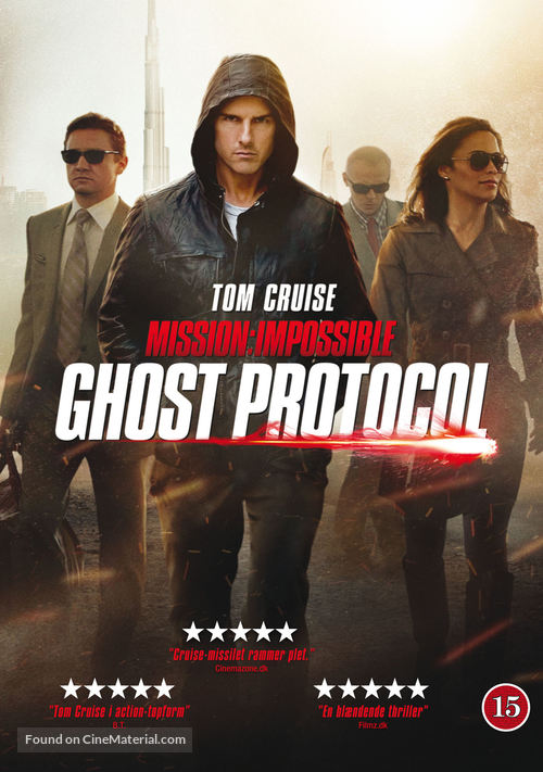 Mission: Impossible - Ghost Protocol - Danish DVD movie cover