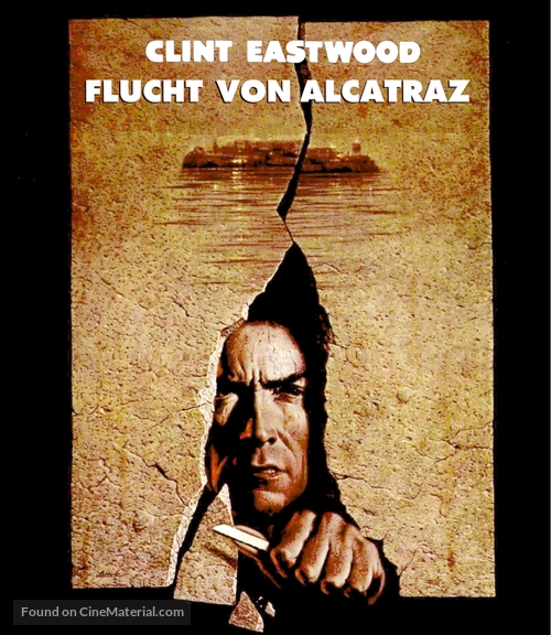 Escape From Alcatraz - German Blu-Ray movie cover