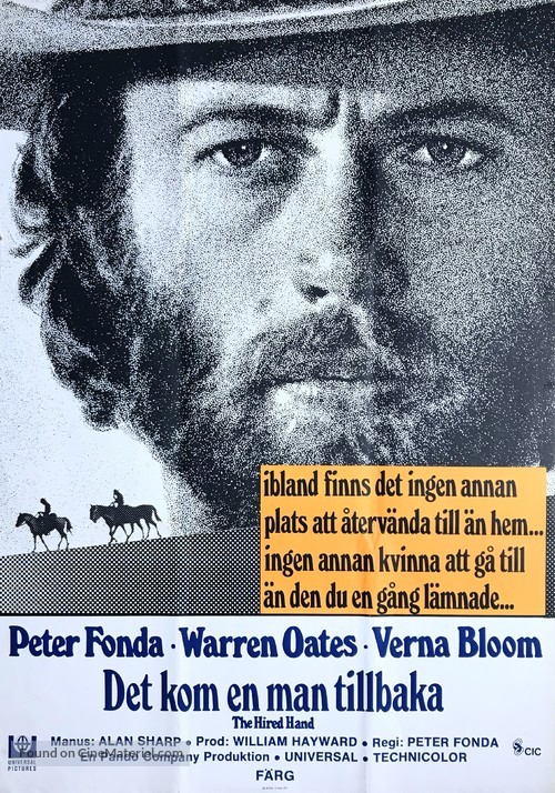 The Hired Hand - Swedish Movie Poster