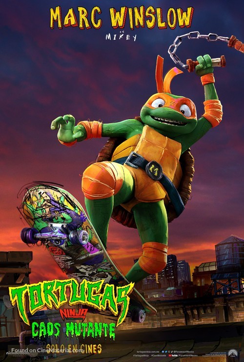 Teenage Mutant Ninja Turtles: Mutant Mayhem - Mexican Movie Poster