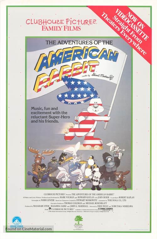 The Adventures of the American Rabbit - Movie Poster