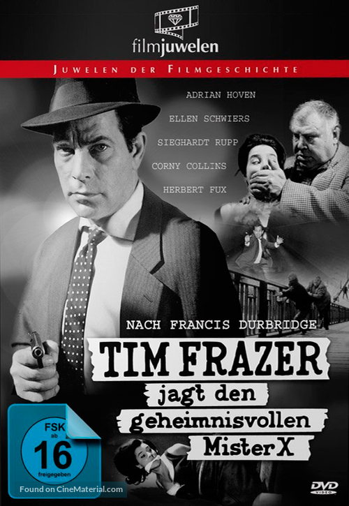 Tim Frazer jagt den geheimnisvollen Mister X - German DVD movie cover