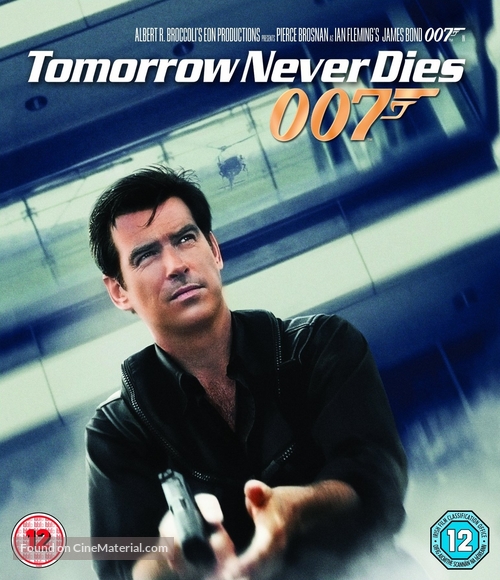 Tomorrow Never Dies - British Blu-Ray movie cover