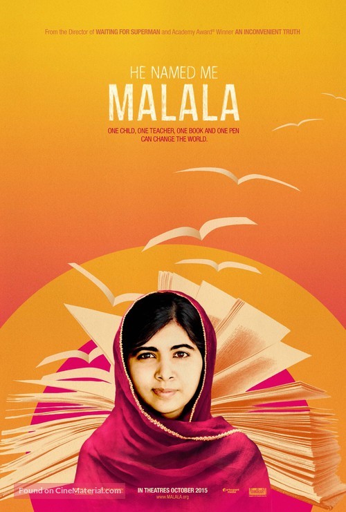 He Named Me Malala - Movie Poster