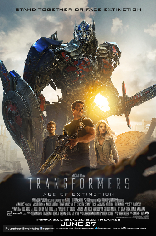 Transformers: Age of Extinction - Indian Movie Poster