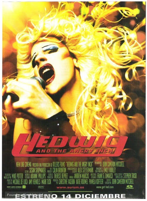 Hedwig and the Angry Inch - Spanish Movie Poster