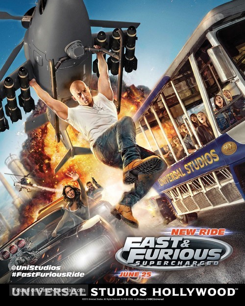 Fast &amp; Furious: Supercharged - Movie Poster