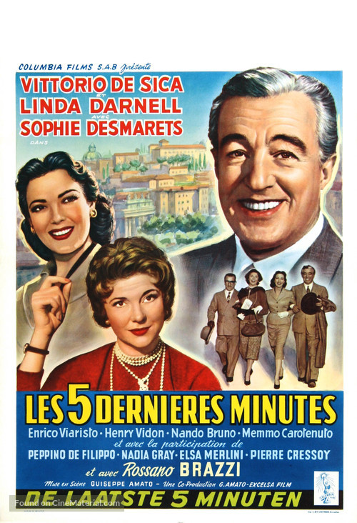 Gli ultimi cinque minuti - Belgian Movie Poster