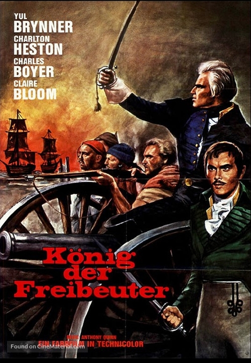 The Buccaneer - German Movie Poster