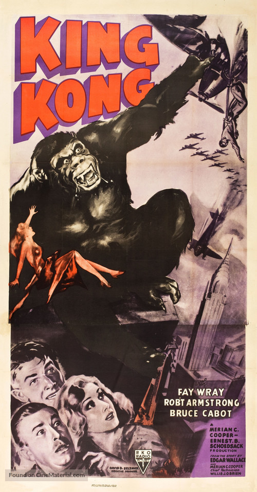 King Kong - Re-release movie poster
