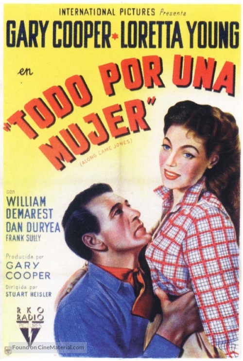 Along Came Jones - Mexican Movie Poster