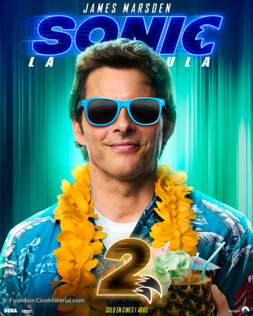 Sonic the Hedgehog 2 - Spanish Movie Poster