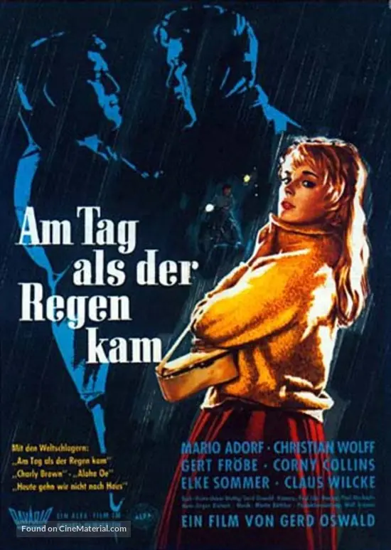 Am Tag, als der Regen kam - German Movie Poster