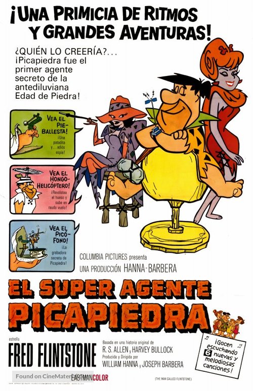 The Man Called Flintstone - Spanish Movie Poster