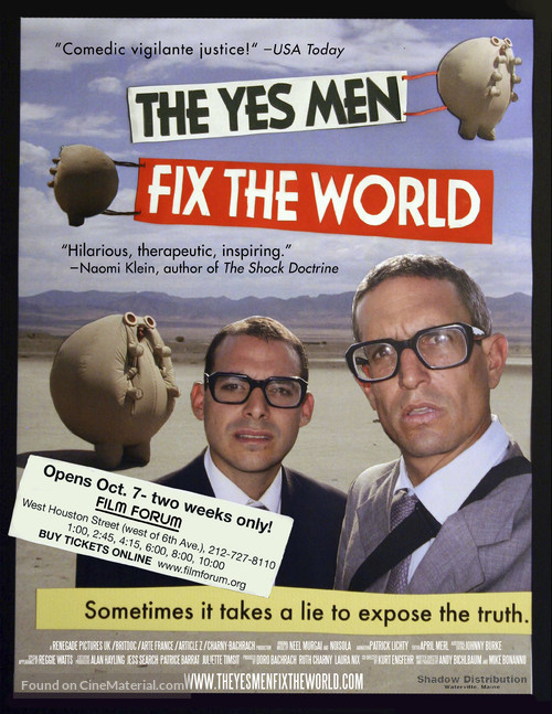 The Yes Men Fix the World - Movie Poster