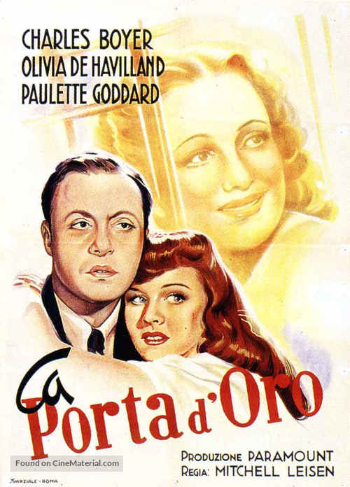 Hold Back the Dawn - Italian Movie Poster
