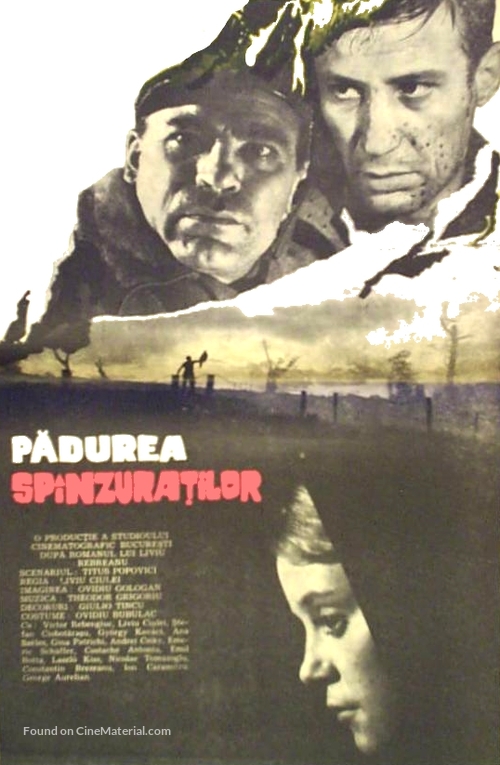 Padurea sp&acirc;nzuratilor - Romanian Movie Poster