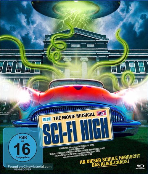 Sci-Fi High: The Movie Musical - German Blu-Ray movie cover