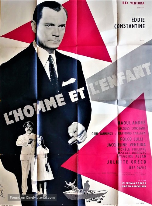 L&#039;homme et l&#039;enfant - French Movie Poster