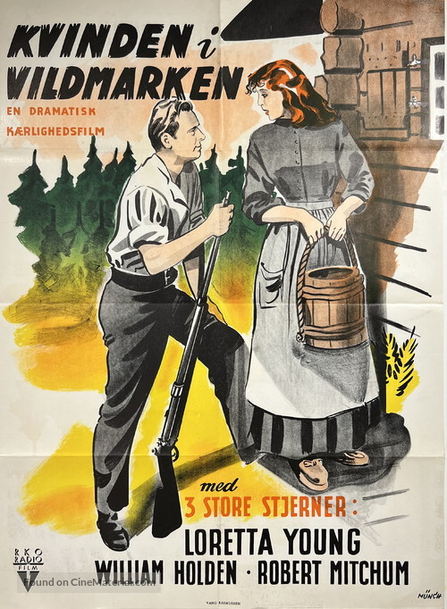 Rachel and the Stranger - Danish Movie Poster