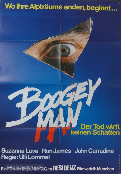 The Boogey man - German Movie Poster
