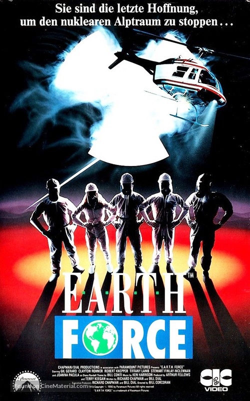 &quot;E.A.R.T.H. Force&quot; - German VHS movie cover