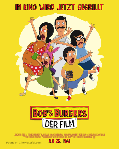 The Bob&#039;s Burgers Movie - German Movie Poster