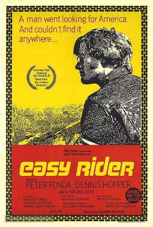 Easy Rider - Australian Movie Poster