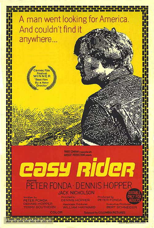 Easy Rider - Australian Movie Poster