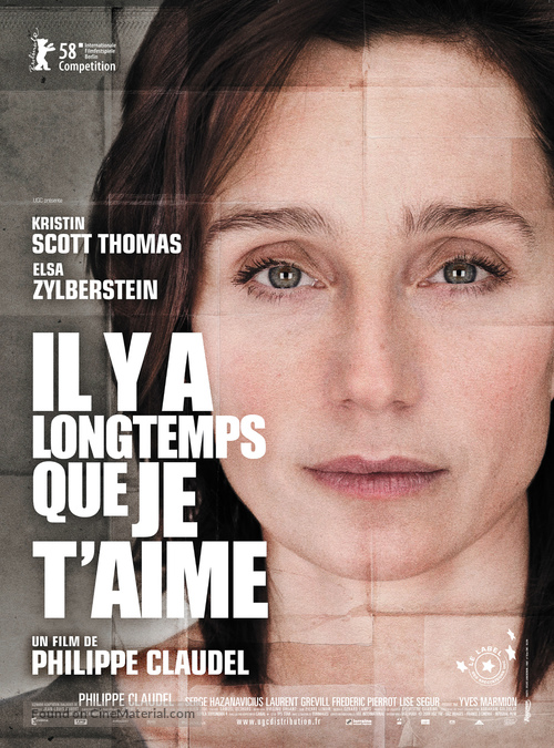 Il y a longtemps que je t&#039;aime - French Movie Poster