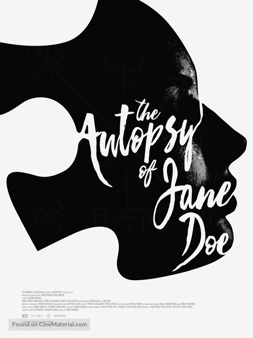 The Autopsy of Jane Doe - poster