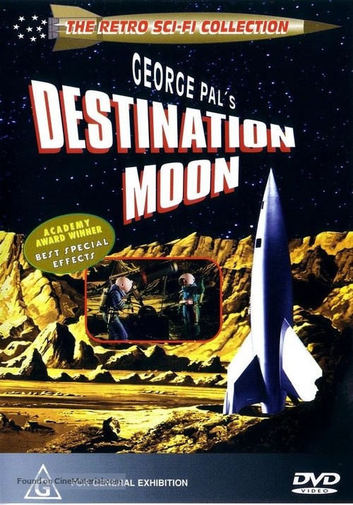 Destination Moon - Australian DVD movie cover