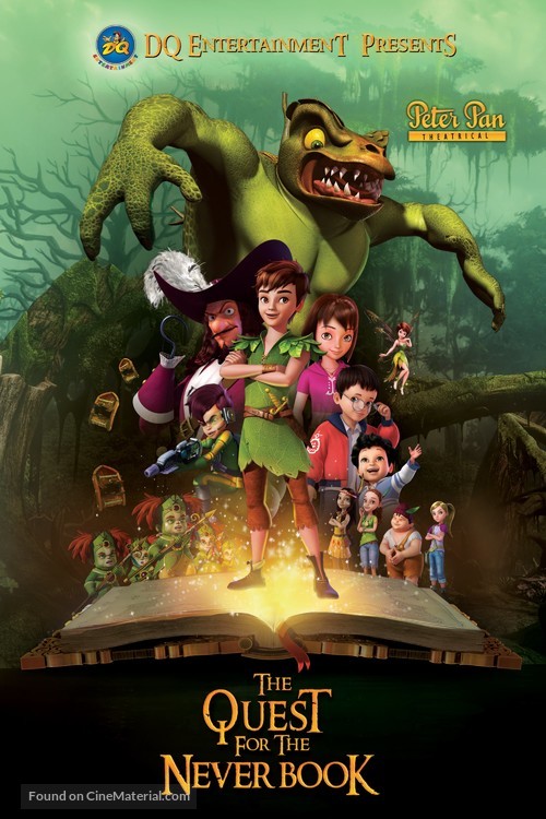 Peter Pan: The Quest for the Never Book - Irish Movie Cover