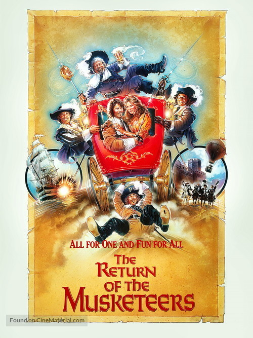 The Return of the Musketeers - British Movie Poster