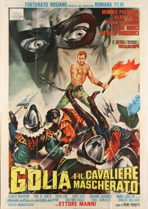 Golia e il cavaliere mascherato - Italian Movie Poster