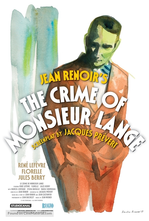 Le crime de Monsieur Lange - Movie Poster