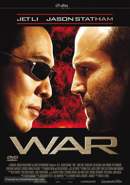 War - German DVD movie cover