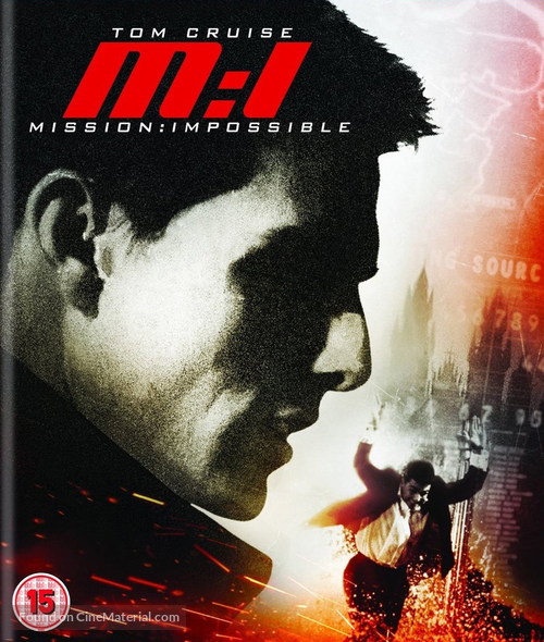 Mission: Impossible - British Blu-Ray movie cover