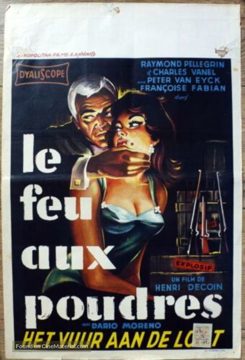 Le feu aux poudres - Belgian Movie Poster