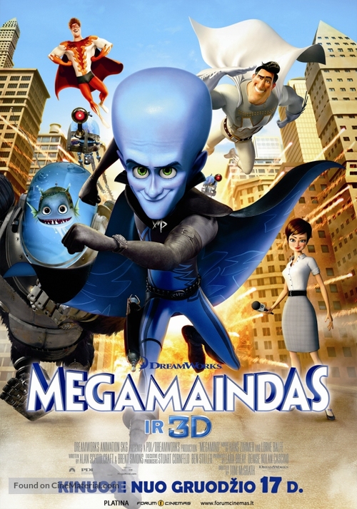 Megamind - Lithuanian Movie Poster