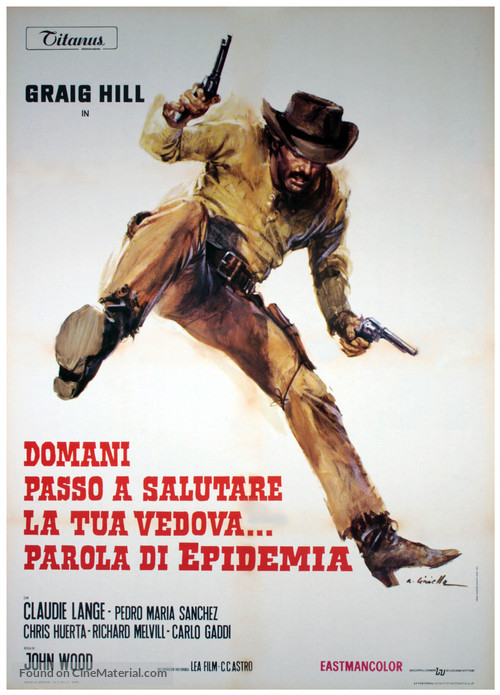 Tu fosa ser&aacute; la exacta... amigo - Italian Movie Poster