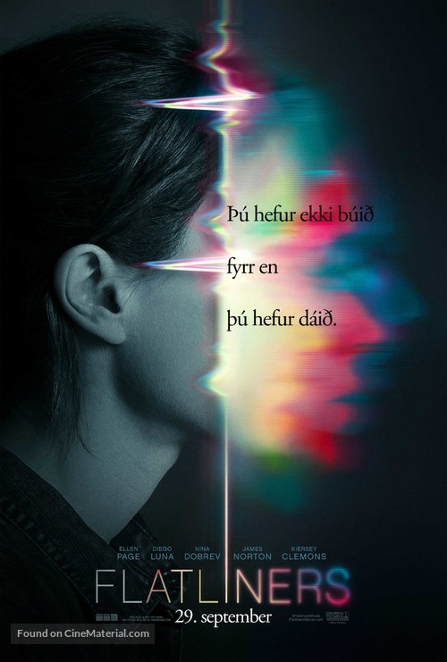 Flatliners - Icelandic Movie Poster