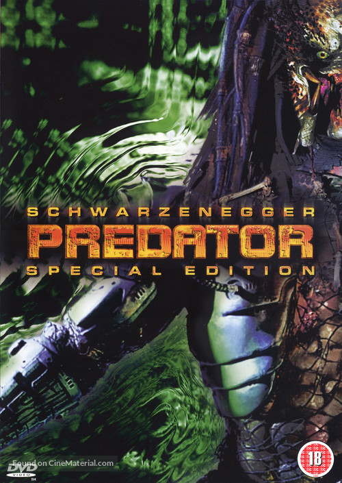Predator - British DVD movie cover