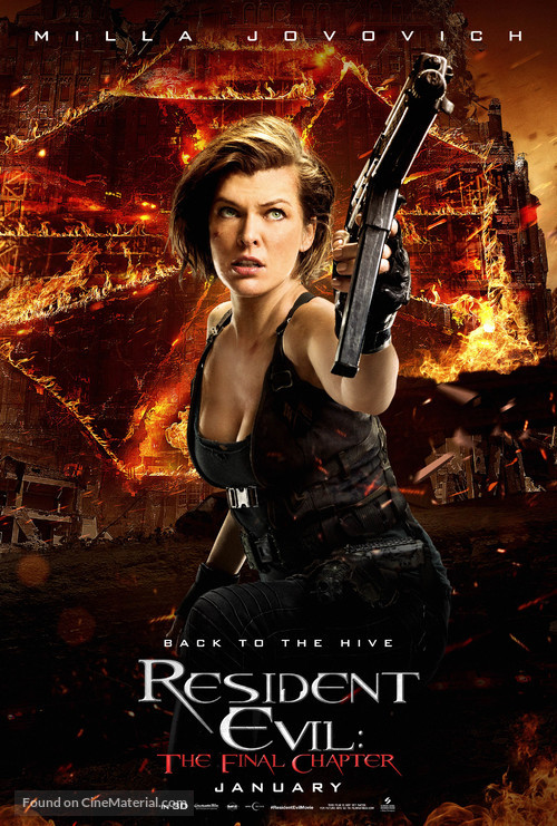 Resident Evil: The Final Chapter - Movie Poster