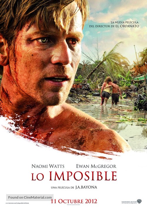 Lo imposible - Spanish Movie Poster