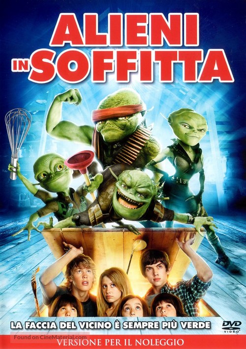 Aliens in the Attic - Italian Movie Cover