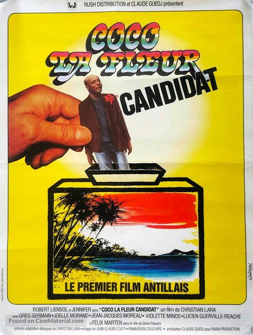 Coco la Fleur, candidat - French Movie Poster