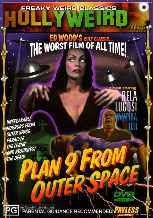 Plan 9 from Outer Space - Australian DVD movie cover