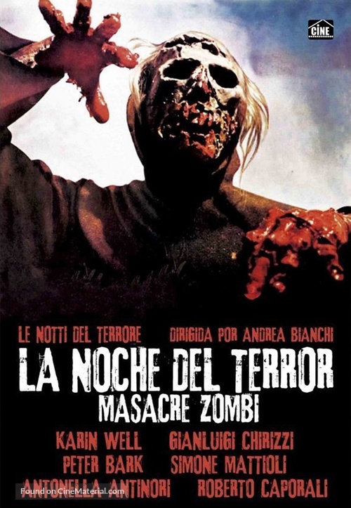 Le notti del terrore - Spanish DVD movie cover
