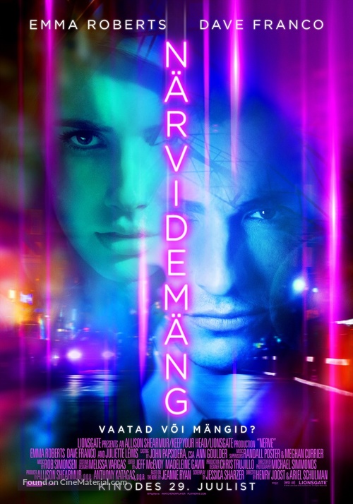 Nerve - Estonian Movie Poster